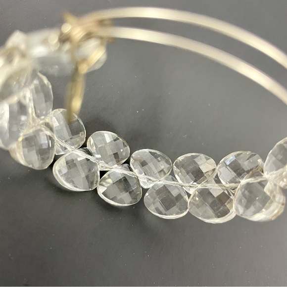 Alex and Ani Rendezvous Clear Crystal Bracelet Silver tone - Picture 4 of 4